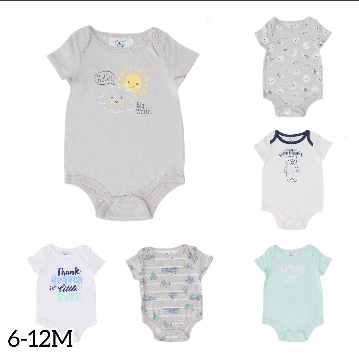 Bodysuit - 6 Pack - Knit